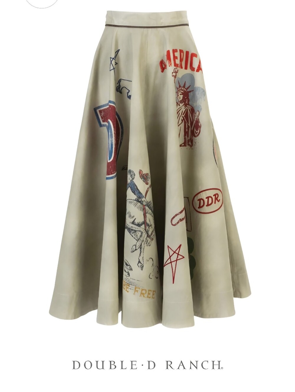 Double D Ranch Honor Roll Skirt Sz MED